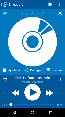 PlayerPro v3 Pure Blue screenshot 1