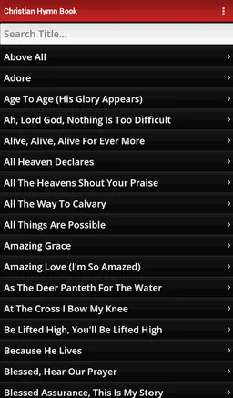 Christian Hymn Book screenshot 1