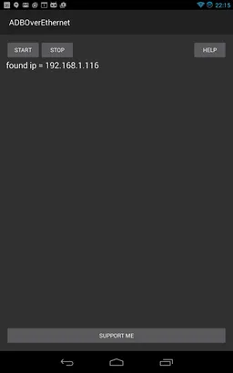 ADB over Ethernet screenshot 1