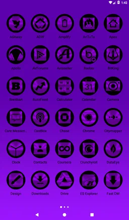 Oreo Purple Icon Pack ✨Free✨ screenshot 19