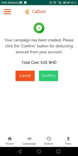 CallBot screenshot 2