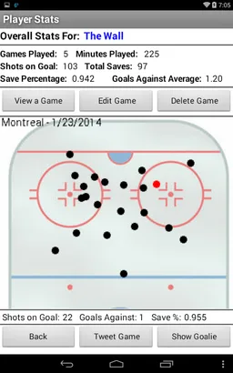 Hockey Goalie Shot Tracker screenshot 7