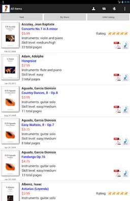 Virtual Sheet Music screenshot 8