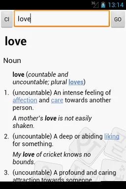 Wiktionary Dictionary screenshot 3