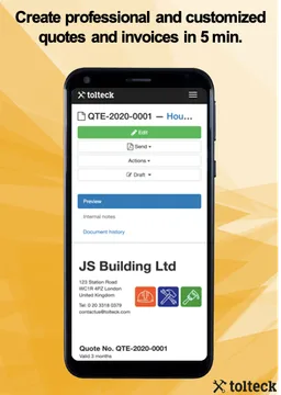Tolteck : Quote & Invoicing screenshot 2