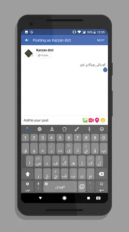 KurdKey Theme Gray screenshot 2