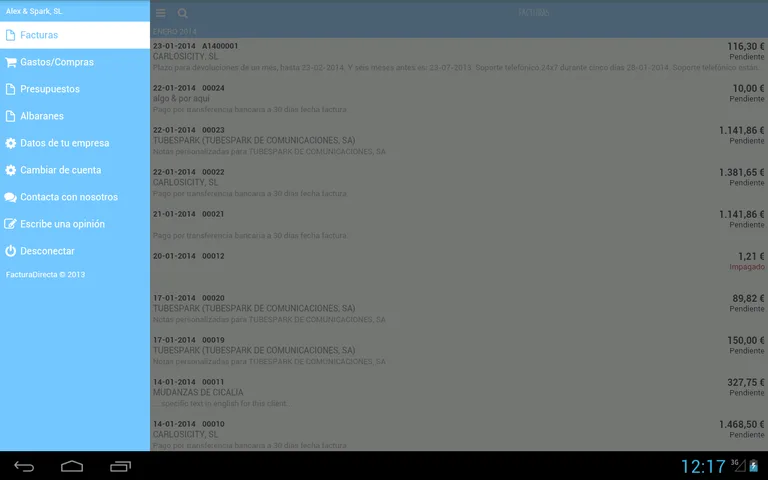 FacturaDirecta Clásico screenshot 24