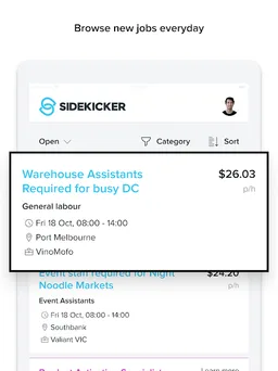 Sidekicker: Worker app screenshot 2