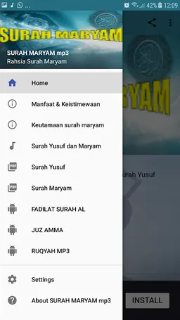 SURAH MARYAM mp3 screenshot 4