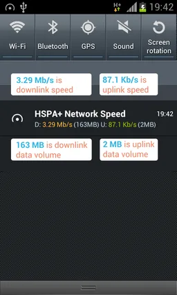 NetSpeed: Mobile/WiFi (Trial) screenshot 1