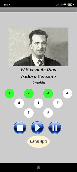 Isidoro Zorzano novena screenshot 2