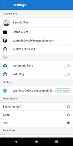 Mobile Inspection screenshot 7