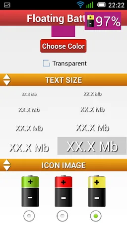 Floating Battery Percentage % screenshot 4