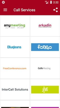 Conference Call Services App screenshot 2