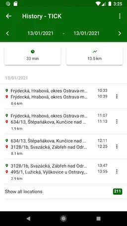 TICK tracker screenshot 3
