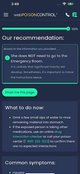 webPOISONCONTROL® Poison App screenshot 8