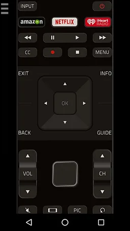 TV Remote Control for Vizio TV screenshot 1