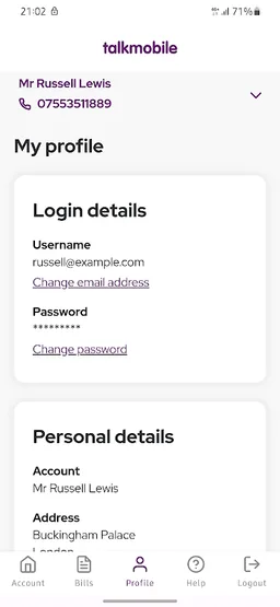 My Talkmobile screenshot 3