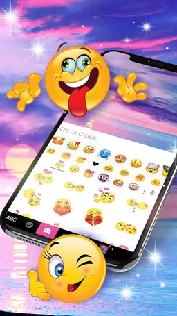 Summer Holiday Seaside Keyboard Theme screenshot 3