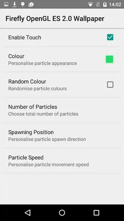 OpenGL ES 2.0 Wallpaper screenshot 6