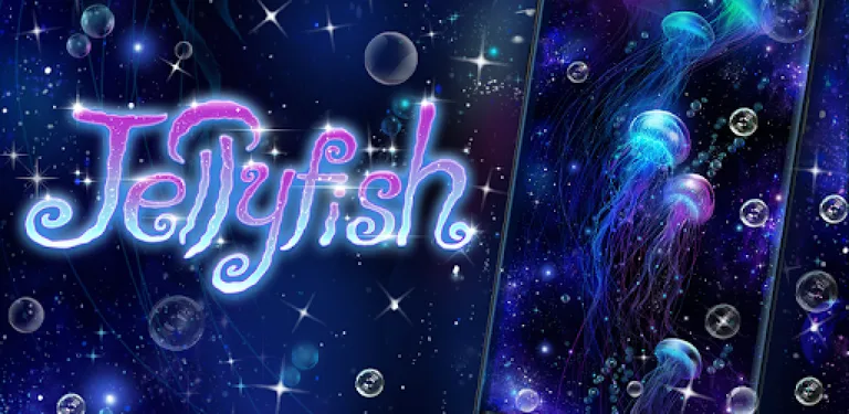 Luminous Jellyfish live Wallpaper cover image
