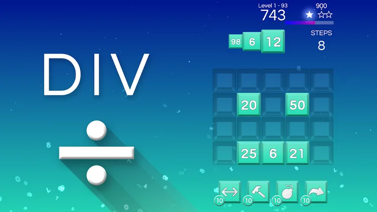 DIV Number Puzzle game screenshot 8