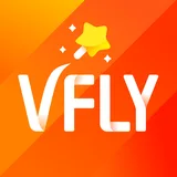 VFly - Video editor, Video maker, Video status app icon