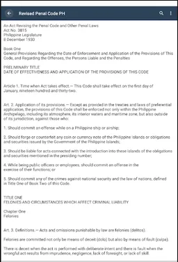 Revised Penal Code PH screenshot 6