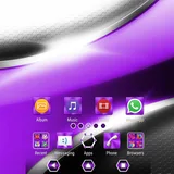 Metallic Steel Purple XZ Theme icon