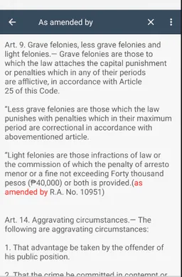 Revised Penal Code PH screenshot 5