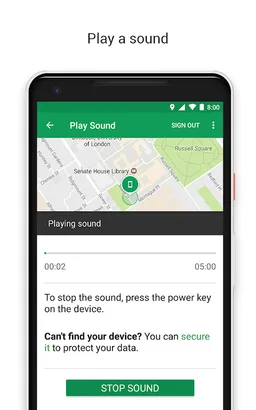Google Find My Device screenshot 2