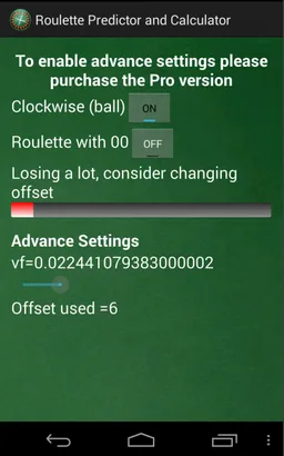 Roulette Predictor &Calculator screenshot 5