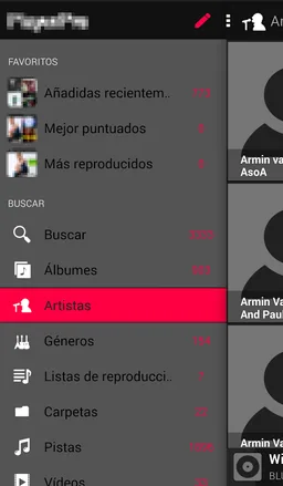 SKIN PLAYERPRO ANDROID M BLACK screenshot 5