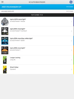 GE Auto Bulb Finder screenshot 8