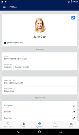 UNH LinkedUp screenshot 11