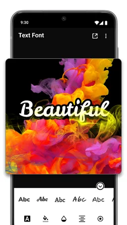 Smoke Name Art Maker screenshot 1