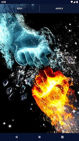 Fire & Ice Live Wallpaper screenshot 6