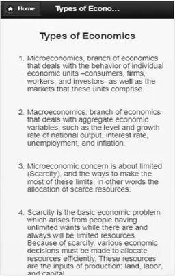 Micro economics screenshot 2