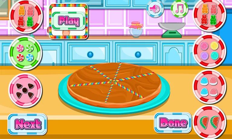 Cooking Candy Pizza Game screenshot 7