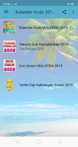 Kalendar Kuda 2019 - Malaysia screenshot 3