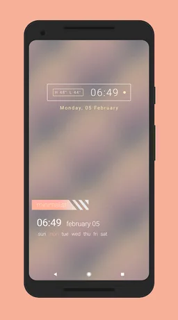 Austere KWGT screenshot 2