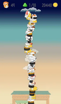 Neko Sushi - Stack Game screenshot 11