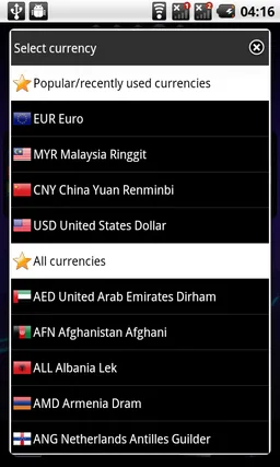 Budget Control Widget screenshot 6