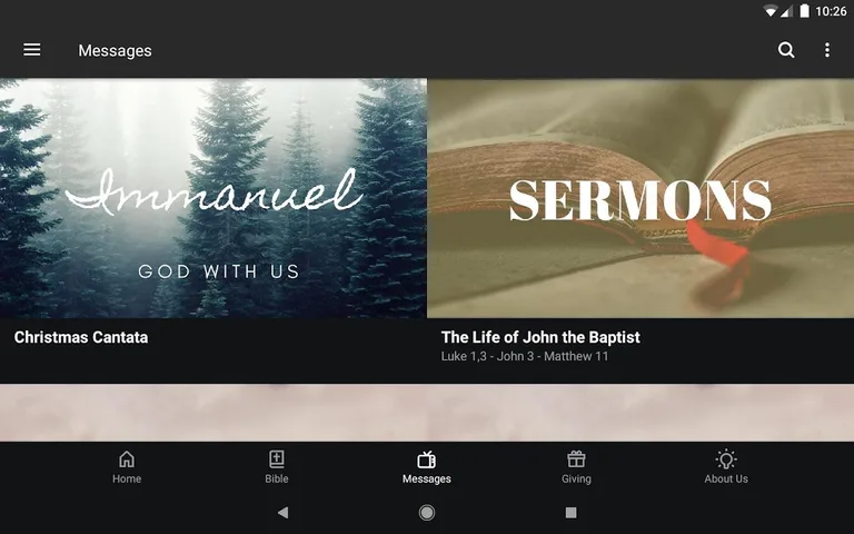 Grove's First Baptist Church screenshot 2