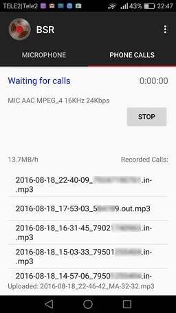 Background Sound Recorder screenshot 4