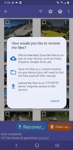 DiskDigger photo/file recovery screenshot 5