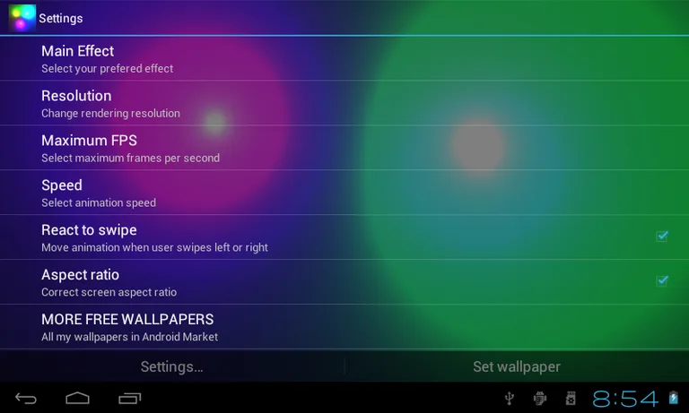Atomic Live Wallpaper FREE screenshot 7