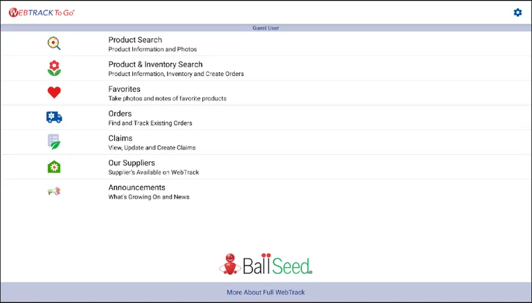 Ball Seed WebTrack To Go screenshot 2