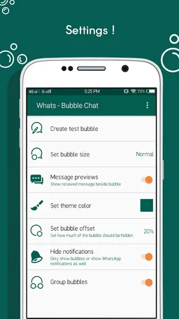 Whats - Bubble Chat screenshot 5