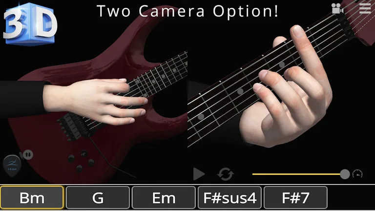 Guitar 3D - Basic Chords screenshot 3